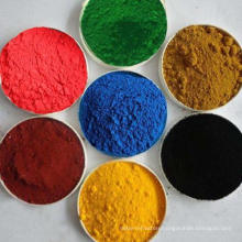 Pigment Red/Yellow/Black/Green/Blue Iron Oxide for Cement